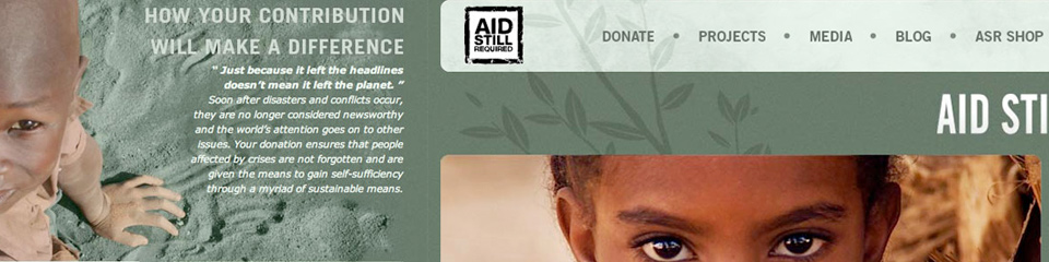 Aid Still Required Website