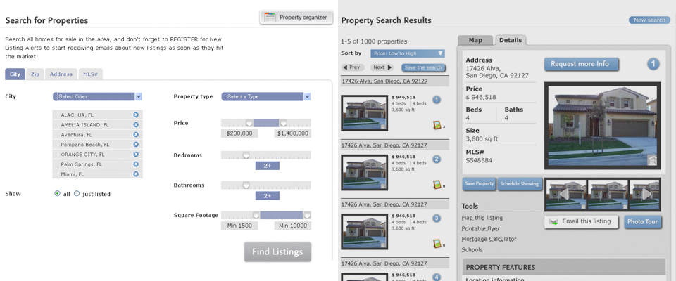 IDX intranet user interface design